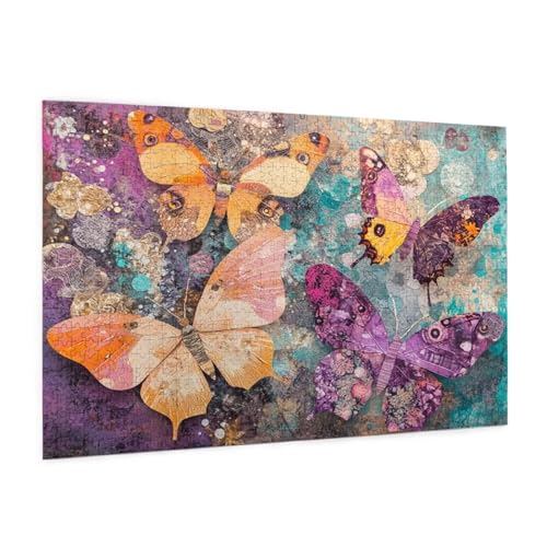 Retro Puzzle 2000 Teile Erwachsene Puzzle Schmetterling Muster Design mit Geschenkbox-Verpackung als Geschenk für Frauen, Anspruchsvolle Familienaktivität für Anfänger, Zimmer Deko 99 x 70 cm -350y Retro Puzzle 2000 Teile Erwachsene Puzzle Schmetterling Muster Design mit Geschenkbox-Verpackung als Geschenk für Frauen, Anspruchsvolle Familienaktivität für Anfänger, Zimmer Deko 99 x 70 cm -350y von Zyupwjyy