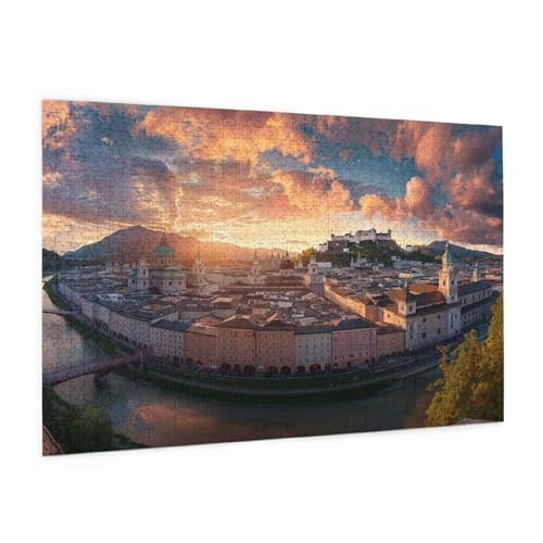 Retro Puzzle 300 Teile Erwachsene Puzzle Stadt Muster Design mit Geschenkbox-Verpackung als Geschenk für Frauen, Anspruchsvolle Familienaktivität für Erwachsene Anfänger, Zimmer Deko 40 x 28 cm -343y Retro Puzzle 300 Teile Erwachsene Puzzle Stadt Muster Design mit Geschenkbox-Verpackung als Geschenk für Frauen, Anspruchsvolle Familienaktivität für Erwachsene Anfänger, Zimmer Deko 40 x 28 cm -343y von Zyupwjyy