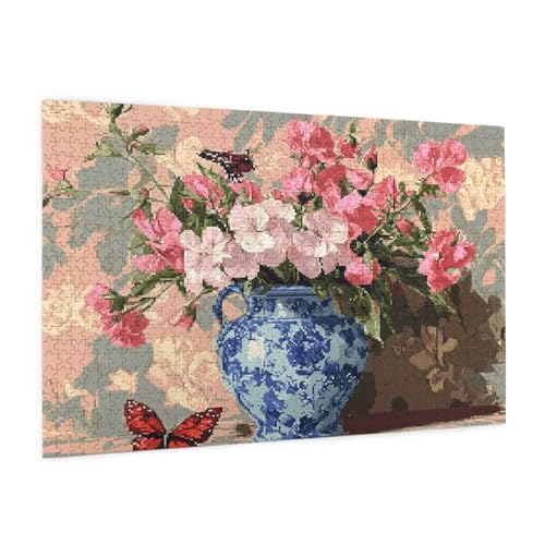 Retro Puzzle 5000 Teile Erwachsene Puzzle Blume Muster Design mit Geschenkbox-Verpackung als Geschenk für Frauen, Anspruchsvolle Familienaktivität für Anfänger, Zimmer Deko 105 x 156 cm -1487y Retro Puzzle 5000 Teile Erwachsene Puzzle Blume Muster Design mit Geschenkbox-Verpackung als Geschenk für Frauen, Anspruchsvolle Familienaktivität für Anfänger, Zimmer Deko 105 x 156 cm -1487y von Zyupwjyy