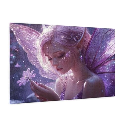Schmetterling Puzzle 1000 Teile Erwachsene Puzzle Elf Muster Design mit Geschenkbox-Verpackung als Geschenk für Frauen, Anspruchsvolle Familienaktivität für Anfänger, Zimmer Deko 75 x 50 cm -462y Schmetterling Puzzle 1000 Teile Erwachsene Puzzle Elf Muster Design mit Geschenkbox-Verpackung als Geschenk für Frauen, Anspruchsvolle Familienaktivität für Anfänger, Zimmer Deko 75 x 50 cm -462y von Zyupwjyy
