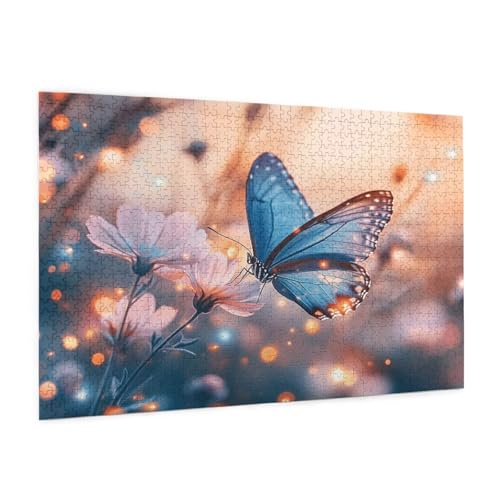 Schmetterling Puzzle 2000 Teile Erwachsene Puzzle Blume Muster Design mit Geschenkbox-Verpackung als Geschenk für Frauen, Anspruchsvolle Familienaktivität für Anfänger, Zimmer Deko 99 x 70 cm -461y Schmetterling Puzzle 2000 Teile Erwachsene Puzzle Blume Muster Design mit Geschenkbox-Verpackung als Geschenk für Frauen, Anspruchsvolle Familienaktivität für Anfänger, Zimmer Deko 99 x 70 cm -461y von Zyupwjyy
