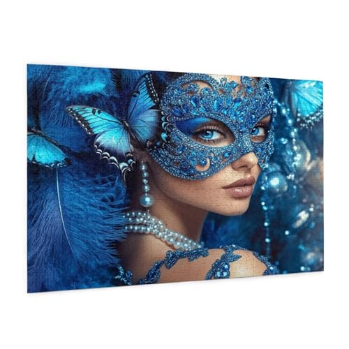 Schmetterling Puzzle 2000 Teile Erwachsene Puzzle Frau Muster Design mit Geschenkbox-Verpackung als Geschenk für Frauen, Anspruchsvolle Familienaktivität für Anfänger, Zimmer Deko 99 x 70 cm -1712y Schmetterling Puzzle 2000 Teile Erwachsene Puzzle Frau Muster Design mit Geschenkbox-Verpackung als Geschenk für Frauen, Anspruchsvolle Familienaktivität für Anfänger, Zimmer Deko 99 x 70 cm -1712y von Zyupwjyy