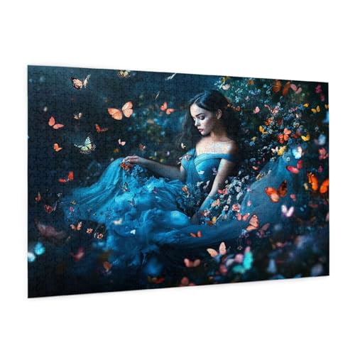 Schmetterling Puzzle 300 Teile Erwachsene Puzzle Mädchen Muster Design mit Geschenkbox-Verpackung als Geschenk für Frauen, Anspruchsvolle Familienaktivität für Anfänger, Zimmer Deko 40 x 28 cm -1706y Schmetterling Puzzle 300 Teile Erwachsene Puzzle Mädchen Muster Design mit Geschenkbox-Verpackung als Geschenk für Frauen, Anspruchsvolle Familienaktivität für Anfänger, Zimmer Deko 40 x 28 cm -1706y von Zyupwjyy