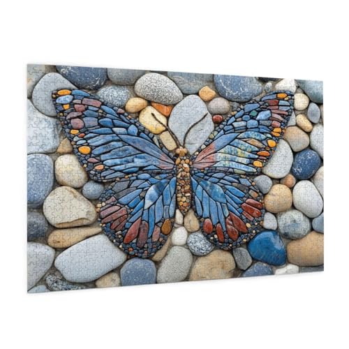 Schmetterling Puzzle 5000 Teile Erwachsene Puzzle Blau Muster Design mit Geschenkbox-Verpackung als Geschenk für Frauen, Anspruchsvolle Familienaktivität für Anfänger, Zimmer Deko 105 x 156 cm -1702y Schmetterling Puzzle 5000 Teile Erwachsene Puzzle Blau Muster Design mit Geschenkbox-Verpackung als Geschenk für Frauen, Anspruchsvolle Familienaktivität für Anfänger, Zimmer Deko 105 x 156 cm -1702y von Zyupwjyy