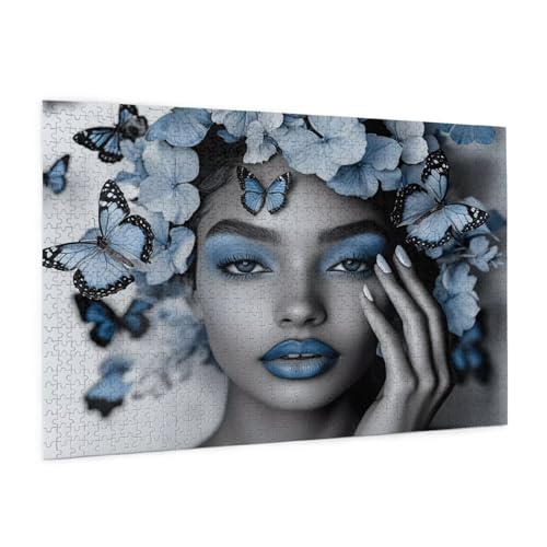 Schmetterling Puzzle 5000 Teile Erwachsene Puzzle Frau Muster Design mit Geschenkbox-Verpackung als Geschenk für Frauen, Anspruchsvolle Familienaktivität für Anfänger, Zimmer Deko 105 x 156 cm -469y Schmetterling Puzzle 5000 Teile Erwachsene Puzzle Frau Muster Design mit Geschenkbox-Verpackung als Geschenk für Frauen, Anspruchsvolle Familienaktivität für Anfänger, Zimmer Deko 105 x 156 cm -469y von Zyupwjyy
