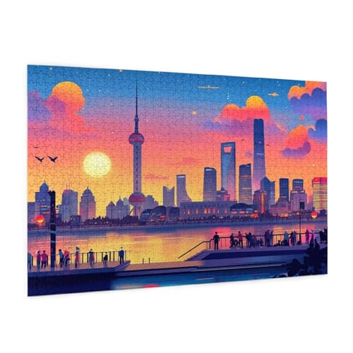 Stadt Puzzle 2000 Teile Erwachsene Puzzle Landschaft Muster Design mit Geschenkbox-Verpackung als Geschenk für Frauen, Anspruchsvolle Familienaktivität für Anfänger, Zimmer Deko 99 x 70 cm -42y Stadt Puzzle 2000 Teile Erwachsene Puzzle Landschaft Muster Design mit Geschenkbox-Verpackung als Geschenk für Frauen, Anspruchsvolle Familienaktivität für Anfänger, Zimmer Deko 99 x 70 cm -42y von Zyupwjyy