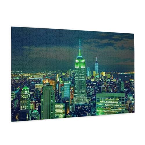 Stadt Puzzle 300 Teile Erwachsene Puzzle Nachtansicht Muster Design mit Geschenkbox-Verpackung als Geschenk für Frauen, Anspruchsvolle Familienaktivität für Anfänger, Zimmer Deko 40 x 28 cm -1195y Stadt Puzzle 300 Teile Erwachsene Puzzle Nachtansicht Muster Design mit Geschenkbox-Verpackung als Geschenk für Frauen, Anspruchsvolle Familienaktivität für Anfänger, Zimmer Deko 40 x 28 cm -1195y von Zyupwjyy