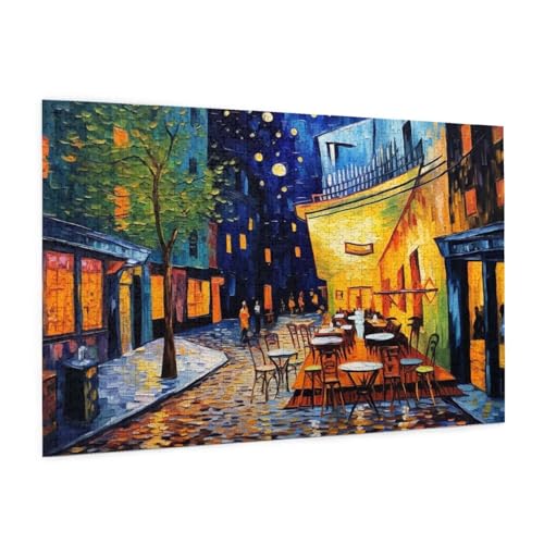 Stadt Puzzle 5000 Teile Erwachsene Puzzle Landschaft Muster Design mit Geschenkbox-Verpackung als Geschenk für Frauen, Anspruchsvolle Familienaktivität für Anfänger, Zimmer Deko 105 x 156 cm -1022y von Zyupwjyy