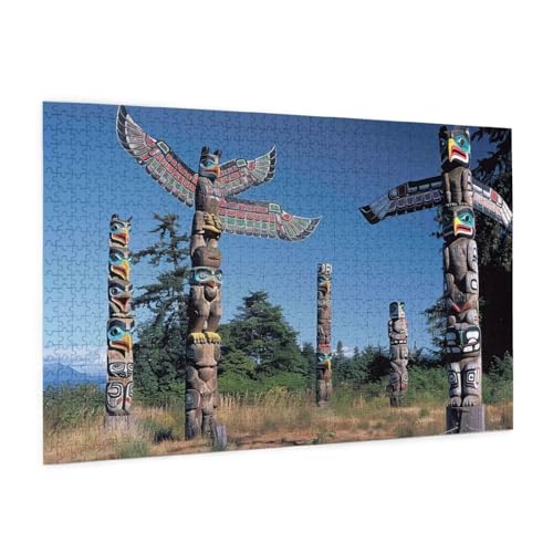 Stamm Puzzle 2000 Teile Erwachsene Puzzle Steinstatue Muster Design mit Geschenkbox-Verpackung als Geschenk für Frauen, Anspruchsvolle Familienaktivität für Anfänger, Zimmer Deko 99 x 70 cm -1162y von Zyupwjyy