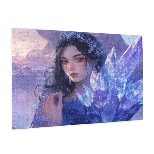 Stamm Puzzle 300 Teile Erwachsene Puzzle Frau Muster Design mit Geschenkbox-Verpackung als Geschenk für Frauen, Anspruchsvolle Familienaktivität für Erwachsene Anfänger, Zimmer Deko 40 x 28 cm -19y von Zyupwjyy
