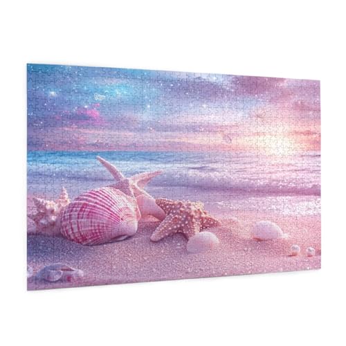 Strand Puzzle 2000 Teile Erwachsene Puzzle Hülse Muster Design mit Geschenkbox-Verpackung als Geschenk für Frauen, Anspruchsvolle Familienaktivität für Anfänger, Zimmer Deko 99 x 70 cm -443y Strand Puzzle 2000 Teile Erwachsene Puzzle Hülse Muster Design mit Geschenkbox-Verpackung als Geschenk für Frauen, Anspruchsvolle Familienaktivität für Anfänger, Zimmer Deko 99 x 70 cm -443y von Zyupwjyy