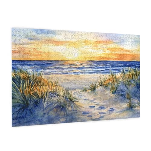 Strand Puzzle 2000 Teile Erwachsene Puzzle Landschaft Muster Design mit Geschenkbox-Verpackung als Geschenk für Frauen, Anspruchsvolle Familienaktivität für Anfänger, Zimmer Deko 99 x 70 cm -1643y Strand Puzzle 2000 Teile Erwachsene Puzzle Landschaft Muster Design mit Geschenkbox-Verpackung als Geschenk für Frauen, Anspruchsvolle Familienaktivität für Anfänger, Zimmer Deko 99 x 70 cm -1643y von Zyupwjyy