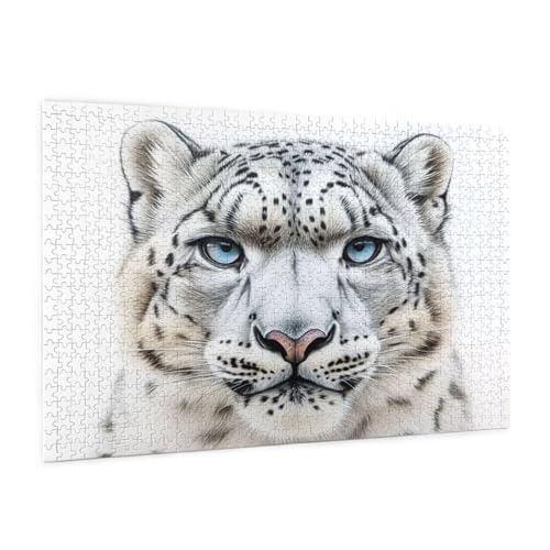 Tier Puzzle 1000 Teile Erwachsene Puzzle Tiger Muster Design mit Geschenkbox-Verpackung als Geschenk für Frauen, Anspruchsvolle Familienaktivität für Erwachsene Anfänger, Zimmer Deko 75 x 50 cm -170y von Zyupwjyy