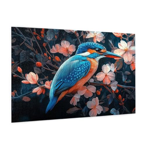 Tier Puzzle 2000 Teile Erwachsene Puzzle Blume Muster Design mit Geschenkbox-Verpackung als Geschenk für Frauen, Anspruchsvolle Familienaktivität für Erwachsene Anfänger,Zimmer Deko 99 x 70 cm -2180y von Zyupwjyy