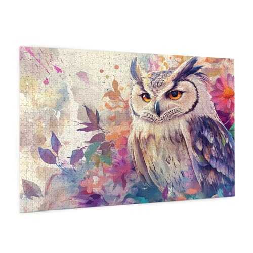 Tier Puzzle 2000 Teile Erwachsene Puzzle Eule Muster Design mit Geschenkbox-Verpackung als Geschenk für Frauen, Anspruchsvolle Familienaktivität für Erwachsene Anfänger, Zimmer Deko 99 x 70 cm -186y Tier Puzzle 2000 Teile Erwachsene Puzzle Eule Muster Design mit Geschenkbox-Verpackung als Geschenk für Frauen, Anspruchsvolle Familienaktivität für Erwachsene Anfänger, Zimmer Deko 99 x 70 cm -186y von Zyupwjyy