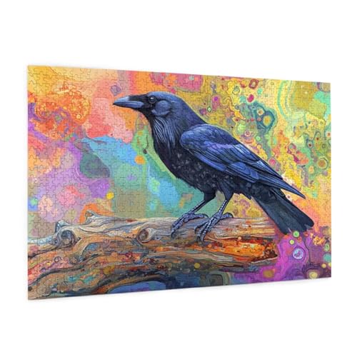 Tier Puzzle 2000 Teile Erwachsene Puzzle Krähe Muster Design mit Geschenkbox-Verpackung als Geschenk für Frauen, Anspruchsvolle Familienaktivität für Erwachsene Anfänger, Zimmer Deko 99 x 70 cm -208y Tier Puzzle 2000 Teile Erwachsene Puzzle Krähe Muster Design mit Geschenkbox-Verpackung als Geschenk für Frauen, Anspruchsvolle Familienaktivität für Erwachsene Anfänger, Zimmer Deko 99 x 70 cm -208y von Zyupwjyy