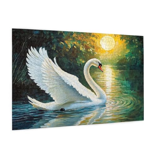 Tier Puzzle 2000 Teile Erwachsene Puzzle Schwan Muster Design mit Geschenkbox-Verpackung als Geschenk für Frauen, Anspruchsvolle Familienaktivität für Anfänger, Zimmer Deko 99 x 70 cm -1382y Tier Puzzle 2000 Teile Erwachsene Puzzle Schwan Muster Design mit Geschenkbox-Verpackung als Geschenk für Frauen, Anspruchsvolle Familienaktivität für Anfänger, Zimmer Deko 99 x 70 cm -1382y von Zyupwjyy