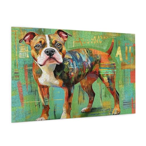 Tier Puzzle 300 Teile Erwachsene Puzzle Hund Muster Design mit Geschenkbox-Verpackung als Geschenk für Frauen, Anspruchsvolle Familienaktivität für Erwachsene Anfänger, Zimmer Deko 40 x 28 cm -1329y Tier Puzzle 300 Teile Erwachsene Puzzle Hund Muster Design mit Geschenkbox-Verpackung als Geschenk für Frauen, Anspruchsvolle Familienaktivität für Erwachsene Anfänger, Zimmer Deko 40 x 28 cm -1329y von Zyupwjyy