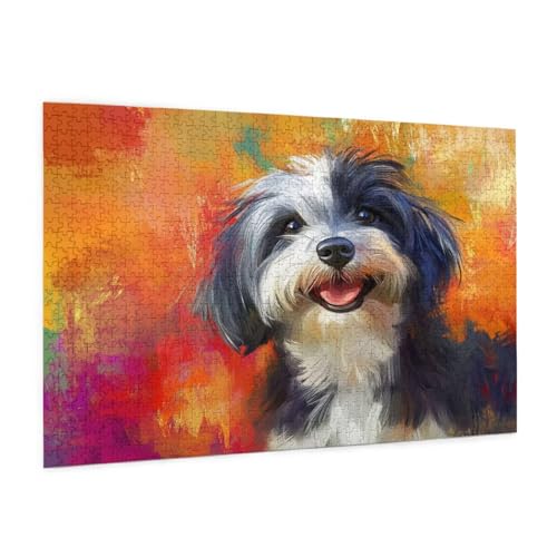 Tier Puzzle 300 Teile Erwachsene Puzzle Hund Muster Design mit Geschenkbox-Verpackung als Geschenk für Frauen, Anspruchsvolle Familienaktivität für Erwachsene Anfänger, Zimmer Deko 40 x 28 cm -1328y Tier Puzzle 300 Teile Erwachsene Puzzle Hund Muster Design mit Geschenkbox-Verpackung als Geschenk für Frauen, Anspruchsvolle Familienaktivität für Erwachsene Anfänger, Zimmer Deko 40 x 28 cm -1328y von Zyupwjyy