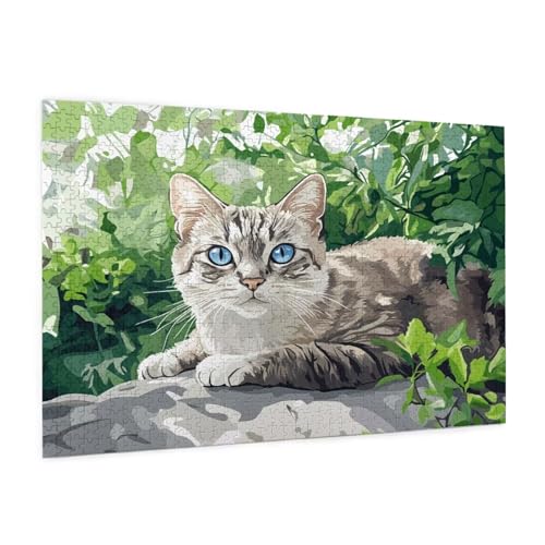 Tier Puzzle 300 Teile Erwachsene Puzzle Katze Muster Design mit Geschenkbox-Verpackung als Geschenk für Frauen, Anspruchsvolle Familienaktivität für Erwachsene Anfänger, Zimmer Deko 40 x 28 cm -184y Tier Puzzle 300 Teile Erwachsene Puzzle Katze Muster Design mit Geschenkbox-Verpackung als Geschenk für Frauen, Anspruchsvolle Familienaktivität für Erwachsene Anfänger, Zimmer Deko 40 x 28 cm -184y von Zyupwjyy