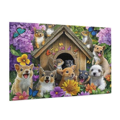 Tier Puzzle 300 Teile Erwachsene Puzzle Landschaft Muster Design mit Geschenkbox-Verpackung als Geschenk für Frauen, Anspruchsvolle Familienaktivität für Anfänger, Zimmer Deko 40 x 28 cm -1319y Tier Puzzle 300 Teile Erwachsene Puzzle Landschaft Muster Design mit Geschenkbox-Verpackung als Geschenk für Frauen, Anspruchsvolle Familienaktivität für Anfänger, Zimmer Deko 40 x 28 cm -1319y von Zyupwjyy