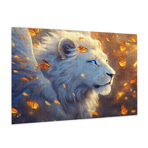 Tier Puzzle 300 Teile Erwachsene Puzzle Löwe Muster Design mit Geschenkbox-Verpackung als Geschenk für Frauen, Anspruchsvolle Familienaktivität für Erwachsene Anfänger, Zimmer Deko 40 x 28 cm -203y Tier Puzzle 300 Teile Erwachsene Puzzle Löwe Muster Design mit Geschenkbox-Verpackung als Geschenk für Frauen, Anspruchsvolle Familienaktivität für Erwachsene Anfänger, Zimmer Deko 40 x 28 cm -203y von Zyupwjyy