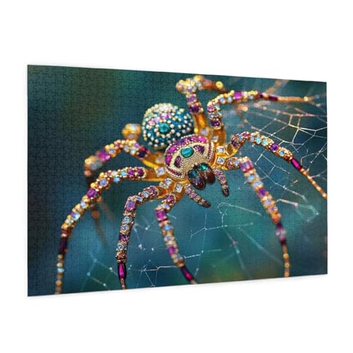 Tier Puzzle 300 Teile Erwachsene Puzzle Spinne Muster Design mit Geschenkbox-Verpackung als Geschenk für Frauen, Anspruchsvolle Familienaktivität für Erwachsene Anfänger,Zimmer Deko 40 x 28 cm -1392y Tier Puzzle 300 Teile Erwachsene Puzzle Spinne Muster Design mit Geschenkbox-Verpackung als Geschenk für Frauen, Anspruchsvolle Familienaktivität für Erwachsene Anfänger,Zimmer Deko 40 x 28 cm -1392y von Zyupwjyy