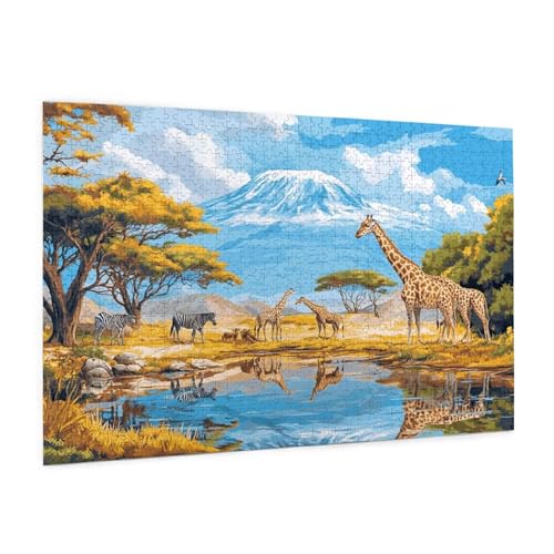 Tier Puzzle 300 Teile Erwachsene Puzzle Wald Muster Design mit Geschenkbox-Verpackung als Geschenk für Frauen, Anspruchsvolle Familienaktivität für Erwachsene Anfänger, Zimmer Deko 40 x 28 cm -1310y Tier Puzzle 300 Teile Erwachsene Puzzle Wald Muster Design mit Geschenkbox-Verpackung als Geschenk für Frauen, Anspruchsvolle Familienaktivität für Erwachsene Anfänger, Zimmer Deko 40 x 28 cm -1310y von Zyupwjyy
