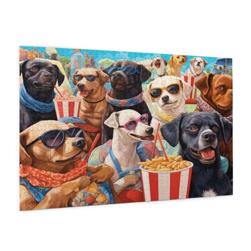 Tier Puzzle 5000 Teile Erwachsene Puzzle Glücklich Muster Design mit Geschenkbox-Verpackung als Geschenk für Frauen, Anspruchsvolle Familienaktivität für Anfänger, Zimmer Deko 105 x 156 cm -167y von Zyupwjyy
