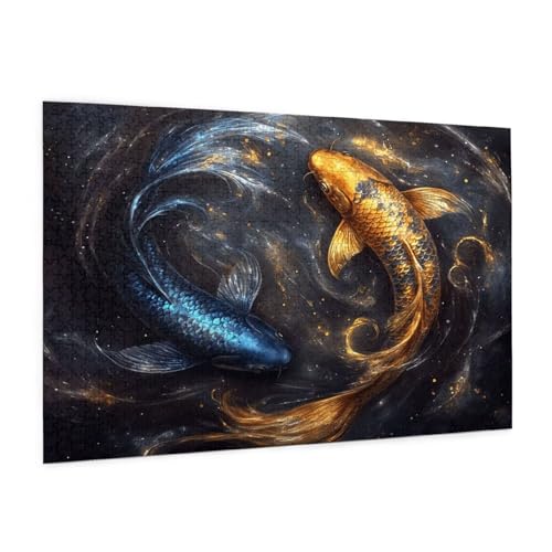 Tier Puzzle 5000 Teile Erwachsene Puzzle Koi-Fische Muster Design mit Geschenkbox-Verpackung als Geschenk für Frauen, Anspruchsvolle Familienaktivität für Anfänger, Zimmer Deko 105 x 156 cm -1341y Tier Puzzle 5000 Teile Erwachsene Puzzle Koi-Fische Muster Design mit Geschenkbox-Verpackung als Geschenk für Frauen, Anspruchsvolle Familienaktivität für Anfänger, Zimmer Deko 105 x 156 cm -1341y von Zyupwjyy