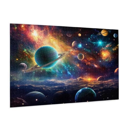 Universum Puzzle 300 Teile Erwachsene Puzzle Planet Muster Design mit Geschenkbox-Verpackung als Geschenk für Frauen, Anspruchsvolle Familienaktivität für Anfänger, Zimmer Deko 40 x 28 cm -1071y Universum Puzzle 300 Teile Erwachsene Puzzle Planet Muster Design mit Geschenkbox-Verpackung als Geschenk für Frauen, Anspruchsvolle Familienaktivität für Anfänger, Zimmer Deko 40 x 28 cm -1071y von Zyupwjyy