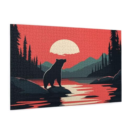 Wald Puzzle 2000 Teile Erwachsene Puzzle Tragen Muster Design mit Geschenkbox-Verpackung als Geschenk für Frauen, Anspruchsvolle Familienaktivität für Erwachsene Anfänger, Zimmer Deko 99 x 70 cm -84y Wald Puzzle 2000 Teile Erwachsene Puzzle Tragen Muster Design mit Geschenkbox-Verpackung als Geschenk für Frauen, Anspruchsvolle Familienaktivität für Erwachsene Anfänger, Zimmer Deko 99 x 70 cm -84y von Zyupwjyy