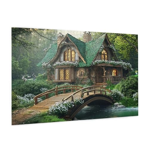 Wald Puzzle 5000 Teile Erwachsene Puzzle Landschaft Muster Design mit Geschenkbox-Verpackung als Geschenk für Frauen, Anspruchsvolle Familienaktivität für Anfänger, Zimmer Deko 105 x 156 cm -78y von Zyupwjyy