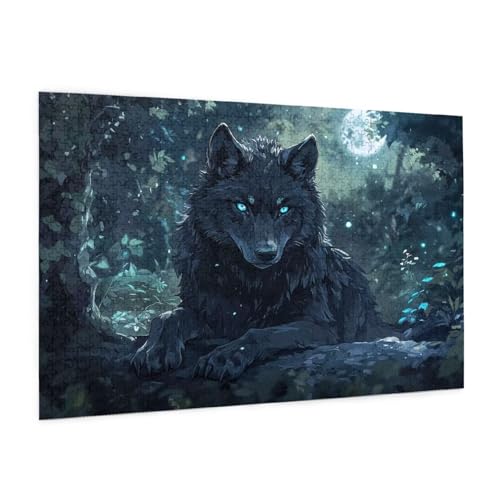Wolf Puzzle 2000 Teile Erwachsene Puzzle Wald Muster Design mit Geschenkbox-Verpackung als Geschenk für Frauen, Anspruchsvolle Familienaktivität für Erwachsene Anfänger, Zimmer Deko 99 x 70 cm -784y Wolf Puzzle 2000 Teile Erwachsene Puzzle Wald Muster Design mit Geschenkbox-Verpackung als Geschenk für Frauen, Anspruchsvolle Familienaktivität für Erwachsene Anfänger, Zimmer Deko 99 x 70 cm -784y von Zyupwjyy