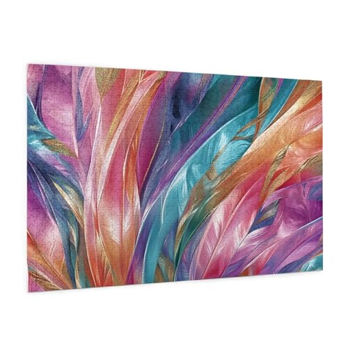 Zyupwjyy Farbe Puzzle 2000 Teile Erwachsene Puzzle Feder Muster Design mit Geschenkbox-Verpackung als Geschenk für Frauen, Anspruchsvolle Familienaktivität für Anfänger, Zimmer Deko 99 x 70 cm -1179y Zyupwjyy Farbe Puzzle 2000 Teile Erwachsene Puzzle Feder Muster Design mit Geschenkbox-Verpackung als Geschenk für Frauen, Anspruchsvolle Familienaktivität für Anfänger, Zimmer Deko 99 x 70 cm -1179y von Zyupwjyy
