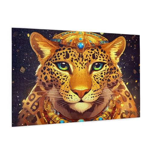 Zyupwjyy Leopard Puzzle 300 Teile Erwachsene Puzzle Tier Muster Design mit Geschenkbox-Verpackung als Geschenk für Frauen, Anspruchsvolle Familienaktivität für Anfänger, Zimmer Deko 40 x 28 cm -1152y Zyupwjyy Leopard Puzzle 300 Teile Erwachsene Puzzle Tier Muster Design mit Geschenkbox-Verpackung als Geschenk für Frauen, Anspruchsvolle Familienaktivität für Anfänger, Zimmer Deko 40 x 28 cm -1152y von Zyupwjyy
