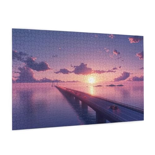 Zyupwjyy Meer Puzzle 2000 Teile Erwachsene Puzzle Brücke Muster Design mit Geschenkbox-Verpackung als Geschenk für Frauen, Anspruchsvolle Familienaktivität für Anfänger, Zimmer Deko 99 x 70 cm -1602y Zyupwjyy Meer Puzzle 2000 Teile Erwachsene Puzzle Brücke Muster Design mit Geschenkbox-Verpackung als Geschenk für Frauen, Anspruchsvolle Familienaktivität für Anfänger, Zimmer Deko 99 x 70 cm -1602y von Zyupwjyy