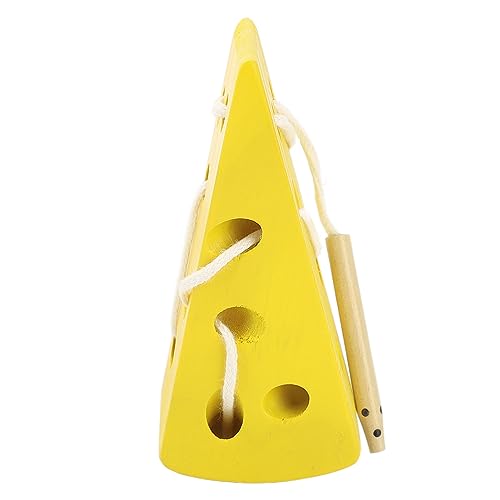 Käse-Fädel-Schnürspielzeug, Hölzernes Schnür-Käse-Spielzeug, Tragbar, Gesundheit, Entwicklung der Hand-Auge-Koordination für Babys Käse-Fädel-Schnürspielzeug, Hölzernes Schnür-Käse-Spielzeug, Tragbar, Gesundheit, Entwicklung der Hand-Auge-Koordination für Babys von Zyyini