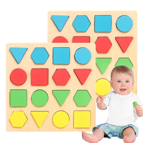 Brettspiel mit Formpuzzles Geometrische Form Schnelles Zuordnungsspiel für 2 Spieler zur Verbesserung der Hand-Augen-Koordination Lernspielzeug für Kinder ab 3 Jahren von a-r