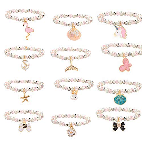 12 Stück Armband Mädchen,Kinder Perlenarmband,Bunte Kinderschmuck Handmade Armband,Freundschaftsarmband für Kinder,Freundschafts Armbänder,Mitgebsel Kindergeburtstag Mädchen Geschenke von a ray of sunshine