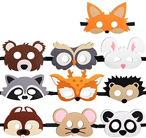 a ray of sunshine Geburtstag Augenmaske,Charakter Masken,Halbmasken Kinder,Tiermasken,10 Stück Kinder Cosplay Masken,Cosplay Party Masken von Jiahuade