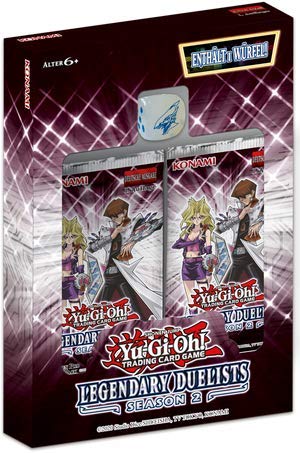 a YuGiOh! Legendary Duelists: Season 2 | DEUTSCH | Yu-Gi-Oh! Karten NEU | + Arkero-G 100 Small Soft Sleeves japanische Kartenhüllen von a