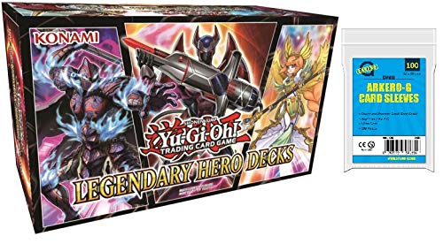a YuGiOh! Legendary Hero Decks - LEHD | DEUTSCH | Yu-Gi-Oh! Karten NEU | + Arkero-G 100 Small Soft Sleeves japanische Kartenhüllen a YuGiOh! Legendary Hero Decks - LEHD | DEUTSCH | Yu-Gi-Oh! Karten NEU | + Arkero-G 100 Small Soft Sleeves japanische Kartenhüllen von a