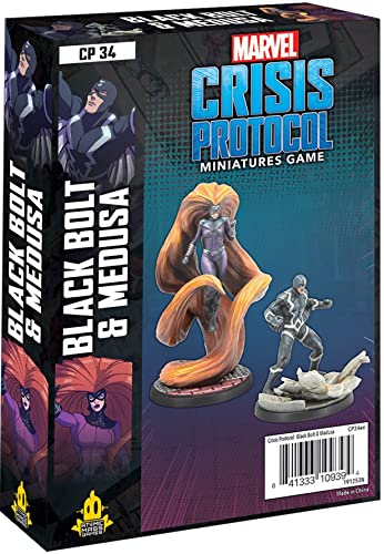 Atomic Mass Games - Marvel Crisis Protocol: Character Pack: Black Bolt and Medusa - Miniature Game von Atomic Mass Games