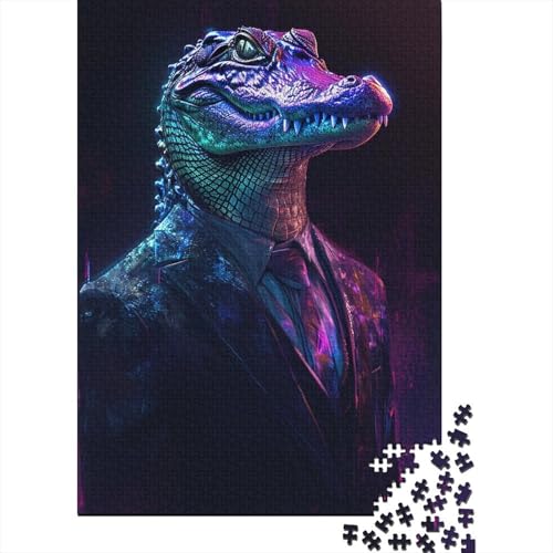 Art Alligator Puzzle, 100% recycelter Karton, 100% recycelter Karton, Puzzle für Jungen oder Mädchen, Ostergeschenk, 38 x 26 cm, 1000 Teile von aaaaab