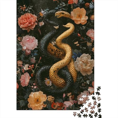 Art Animal Snake Puzzle Fun Premium Karton Puzzle für Erwachsene Teenager Ostergeschenke 70x50cm/1000 Teile Art Animal Snake Puzzle Fun Premium Karton Puzzle für Erwachsene Teenager Ostergeschenke 70x50cm/1000 Teile von aaaaab