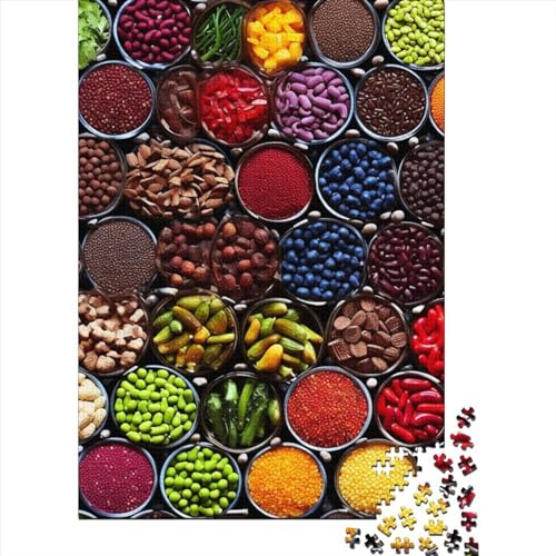 Spice Puzzle DIY-Spiel Papier Rechteckiges Puzzle für Jungen oder Mädchen Geburtstagsgeschenk 38x26cm/1000 Teile von aaaaab
