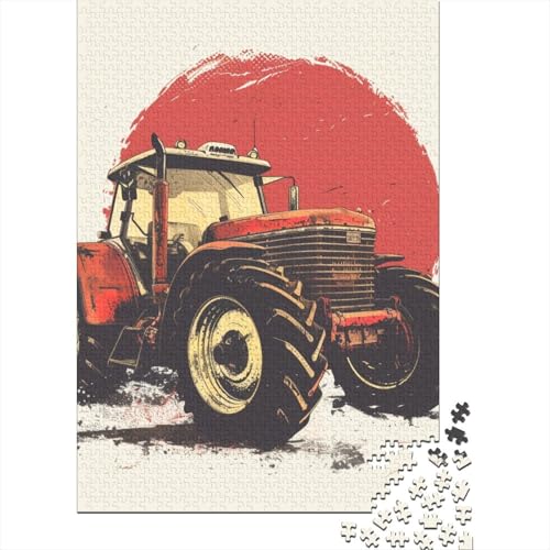 Traktor-Puzzle, präzises ineinander greifendes rechteckiges Papierpuzzle für Jungen oder Mädchen, 70 x 50 cm/1000 Teile von aaaaab