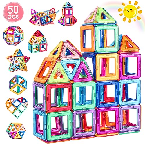 aaczly Magnetische Bausteine 50 Teile Magnetbausteine Magnet Spielzeug Kinder 3D Magnetspielzeug Magnet Bausteine für Kinder Montessori Magnet Spielzeug für Jungen und Mädchen ab 3 4 5 6 7 Jahren aaczly Magnetische Bausteine 50 Teile Magnetbausteine Magnet Spielzeug Kinder 3D Magnetspielzeug Magnet Bausteine für Kinder Montessori Magnet Spielzeug für Jungen und Mädchen ab 3 4 5 6 7 Jahren von aaczly