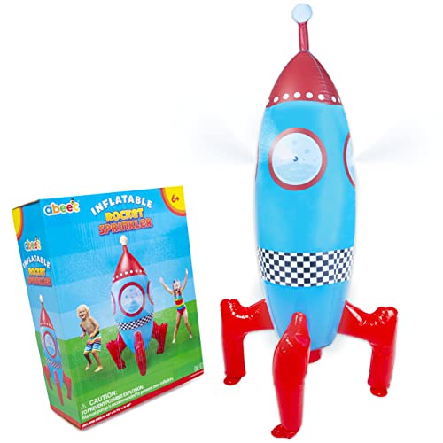 Aufblasbarer Raketensprenger für Kinder – 1,8 m Kinder-Sprinkler – Outdoor-Wasserspielzeug – Kinder-Outdoor-Spielzeug – Wasserspiele für Kinder im Freien – Wassersprinkler für Kinder Aufblasbarer Raketensprenger für Kinder – 1,8 m Kinder-Sprinkler – Outdoor-Wasserspielzeug – Kinder-Outdoor-Spielzeug – Wasserspiele für Kinder im Freien – Wassersprinkler für Kinder von abeec